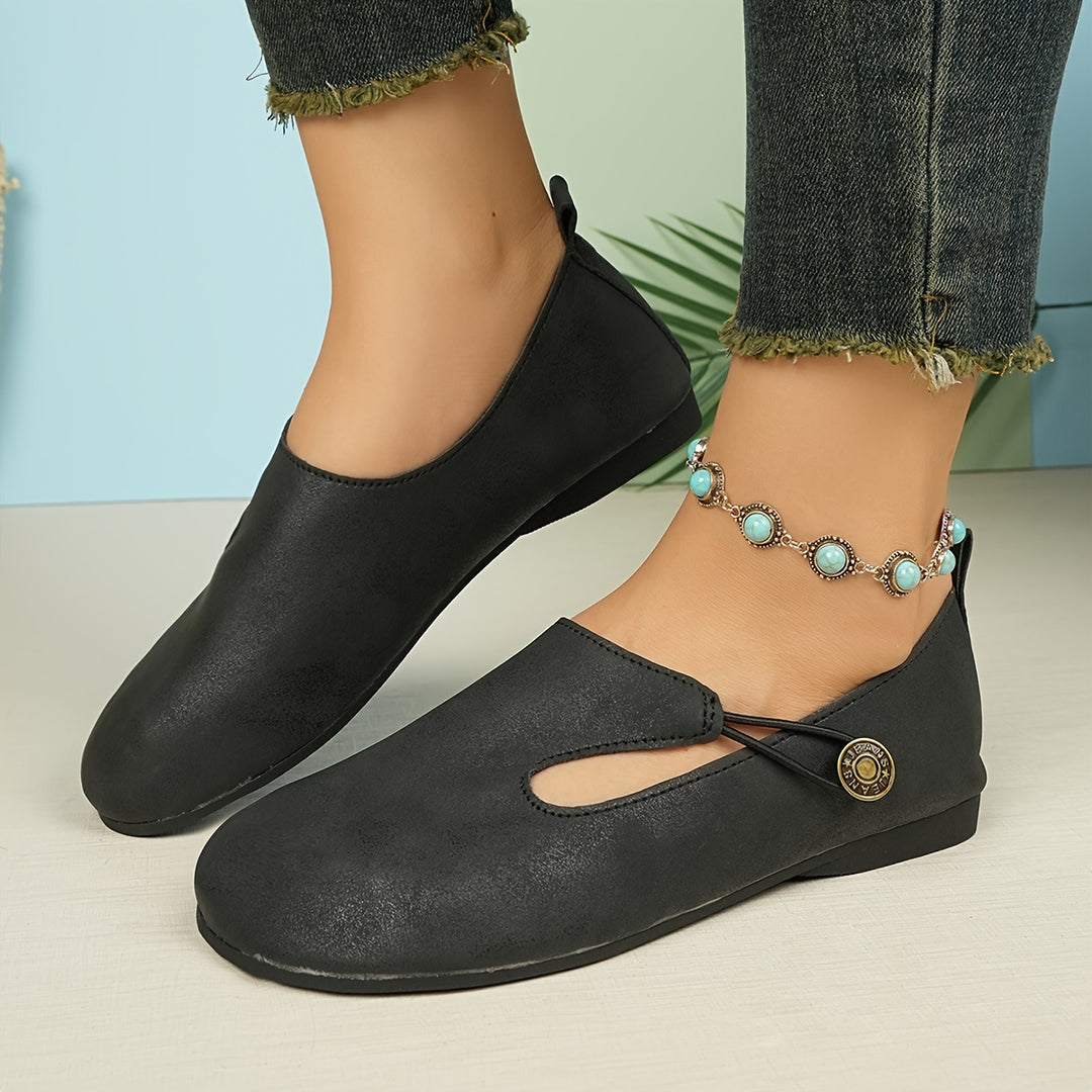 Luna | Retro Non-Slip Orthopedic Flats