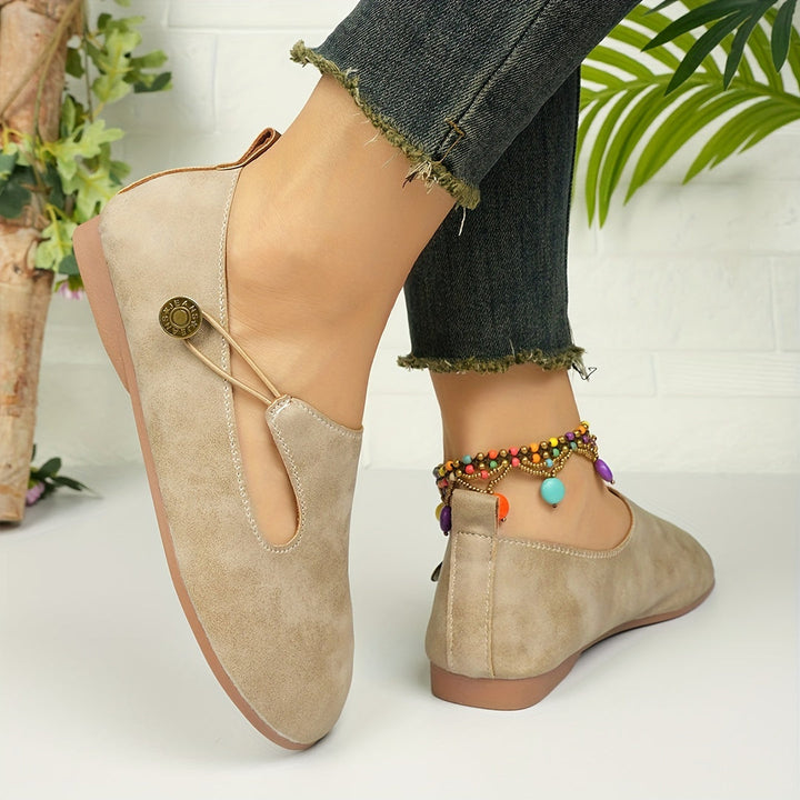 Luna | Retro Non-Slip Orthopedic Flats