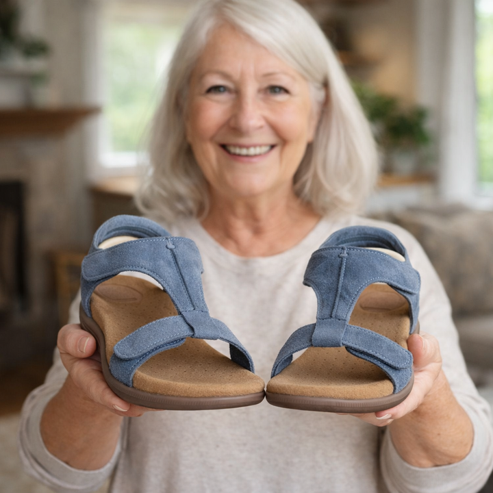 Wide-Fit Comfort Orthopedic Sandals