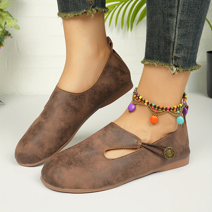 Luna | Retro Non-Slip Orthopedic Flats
