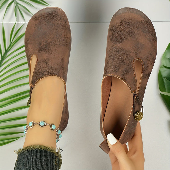 Luna | Retro Non-Slip Orthopedic Flats