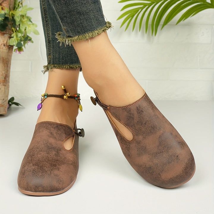 Luna | Retro Non-Slip Orthopedic Flats