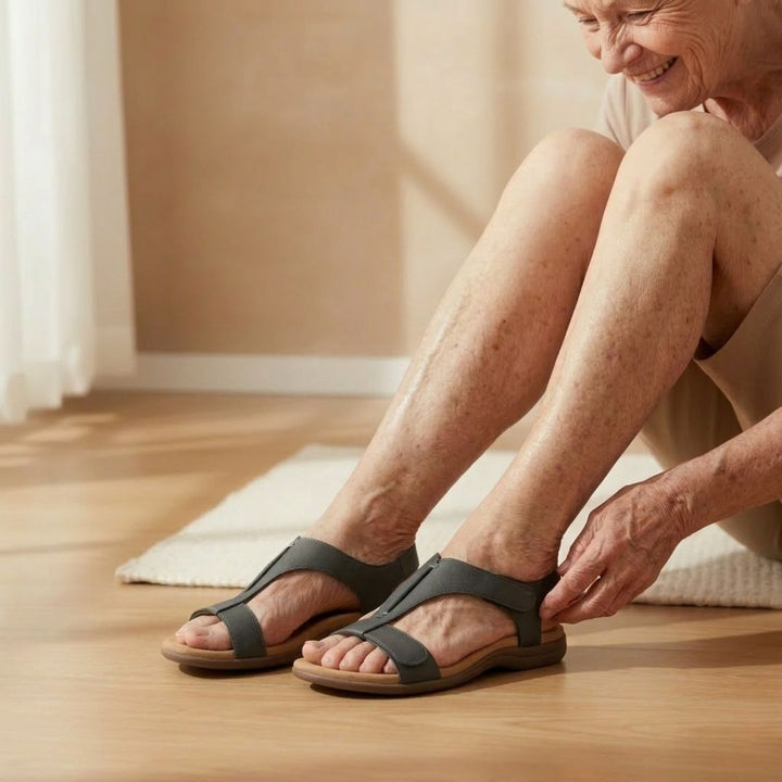 Wide-Fit Comfort Orthopedic Sandals