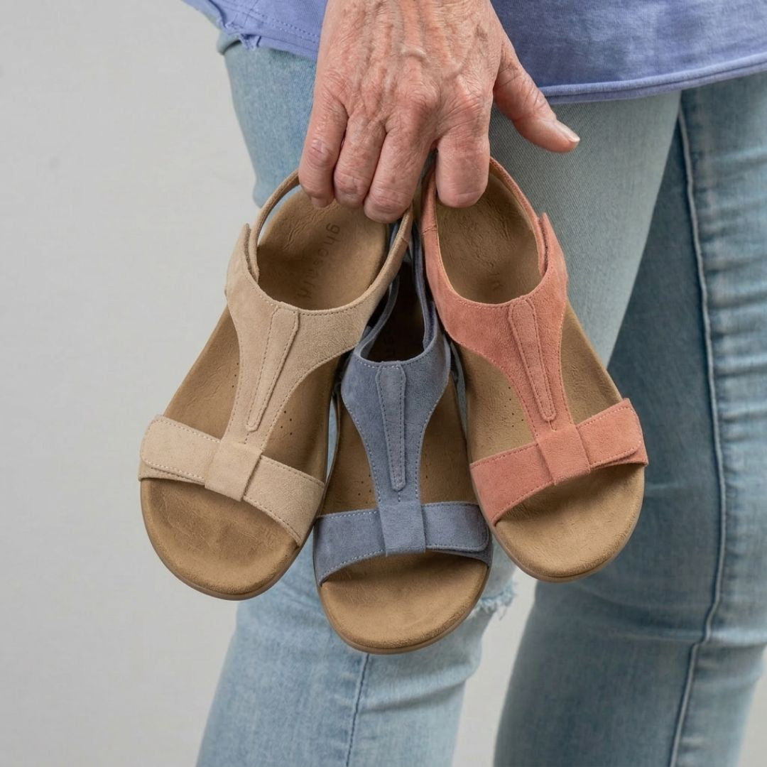 Wide-Fit Comfort Orthopedic Sandals