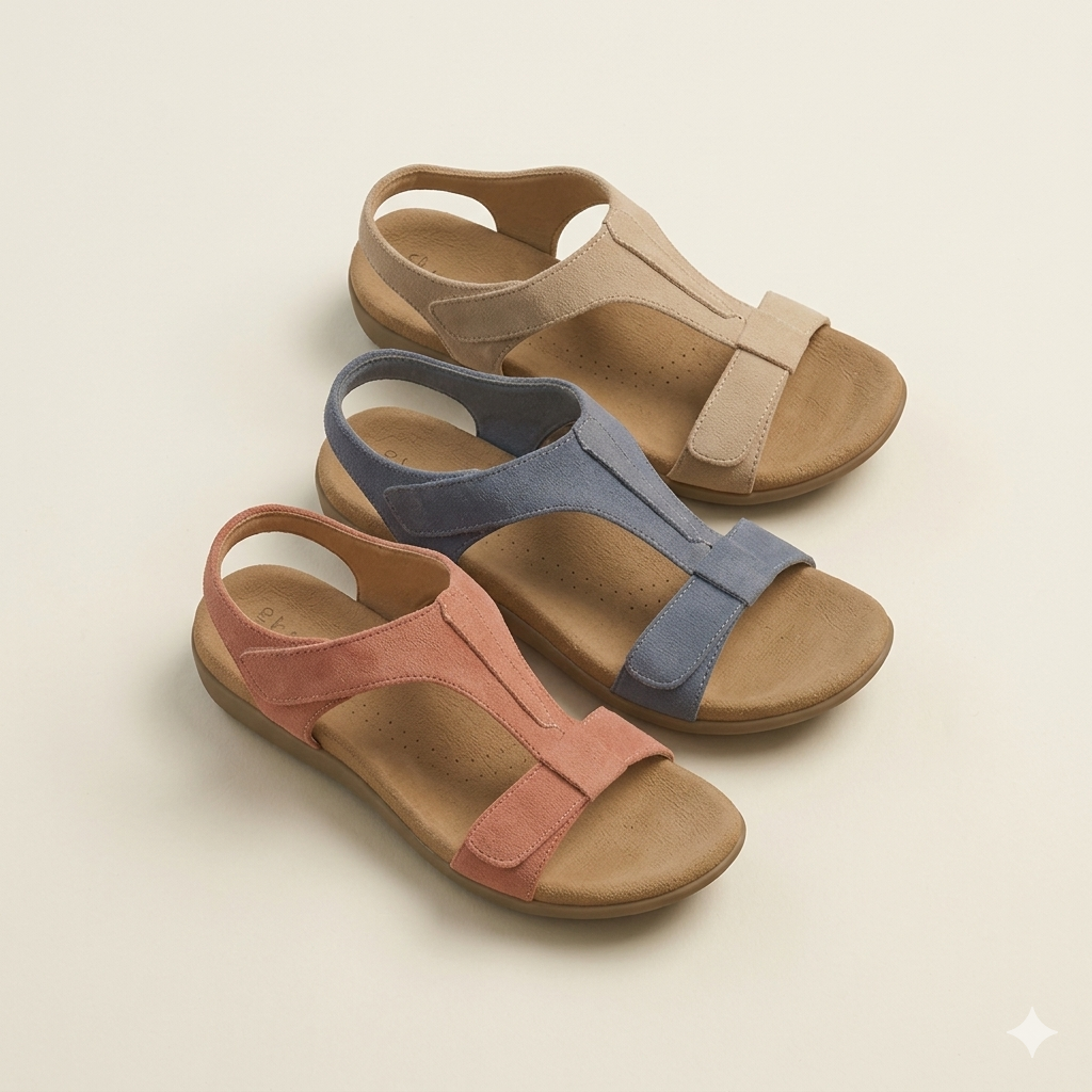Wide-Fit Comfort Orthopedic Sandals