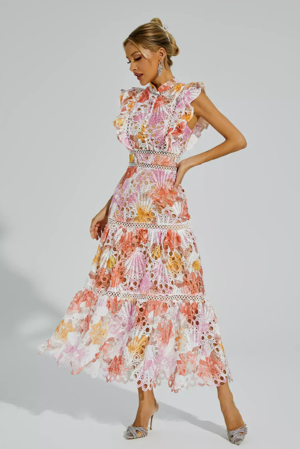 Elowen | Hollow Sleeveless Maxi Dress
