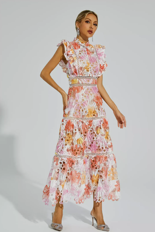 Elowen | Hollow Sleeveless Maxi Dress