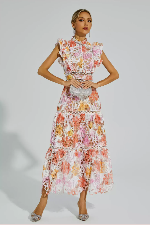 Elowen | Hollow Sleeveless Maxi Dress