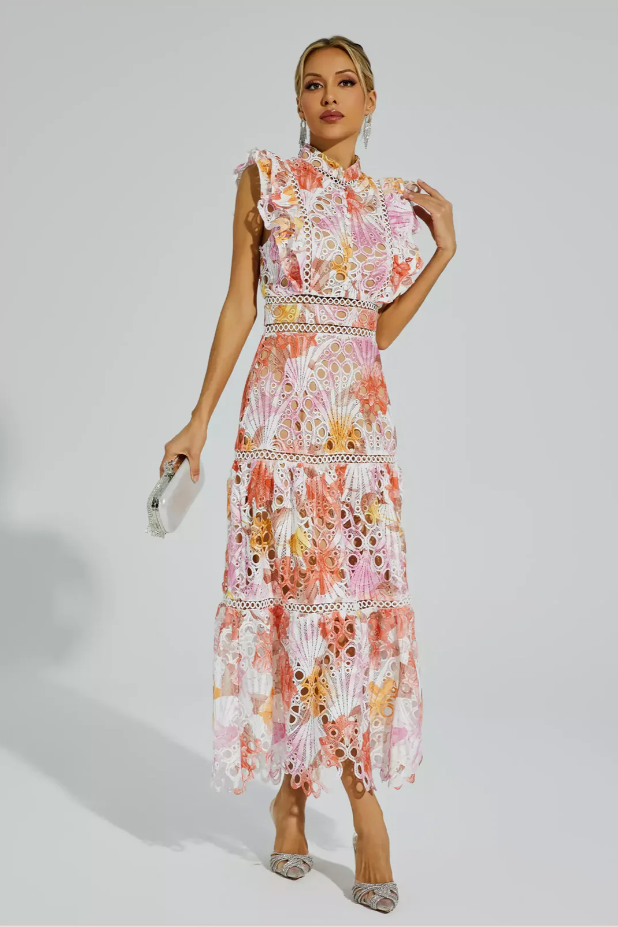 Elowen | Hollow Sleeveless Maxi Dress