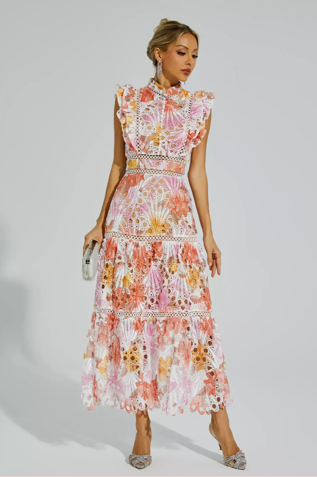 Elowen | Hollow Sleeveless Maxi Dress