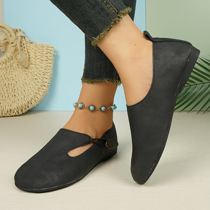 Luna | Retro Non-Slip Orthopedic Flats