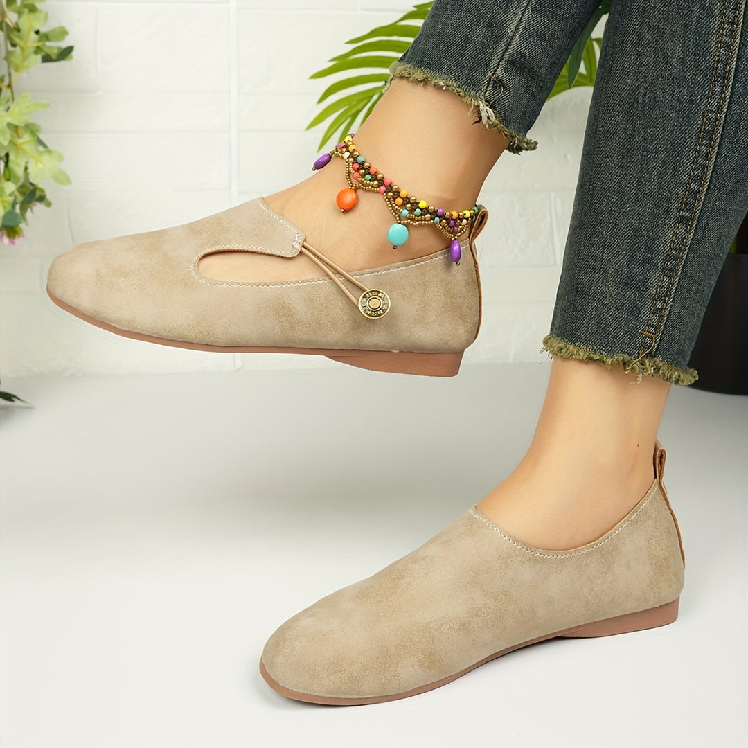 Luna | Retro Non-Slip Orthopedic Flats